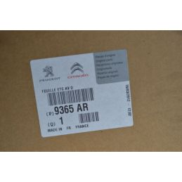 Riempimento Sigillante Originale Citroen C1 Peugeot 107 dal 2005 al 2014 Cod 9365AR  1696406298760