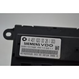 Centralina Chiusura Centralizzata Smart ForTwo W451 dal 2007 al 2015 Cod A4518200026 5WK11517ABF  1696431257527