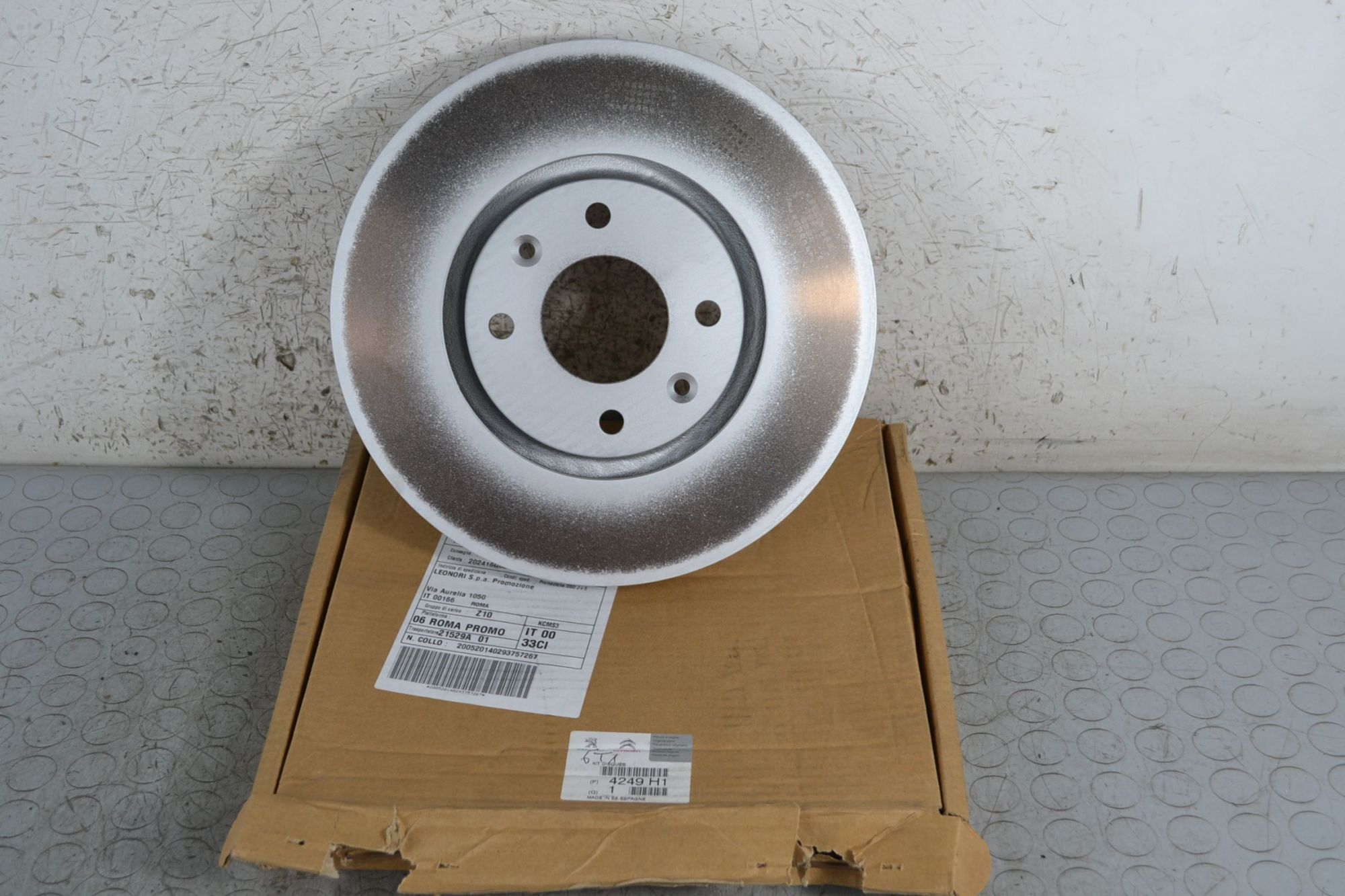 Disco Freno Anteriore Ventilato Citroen C5 dal 2000 al 2008 Cod 4249h1  1696500752953