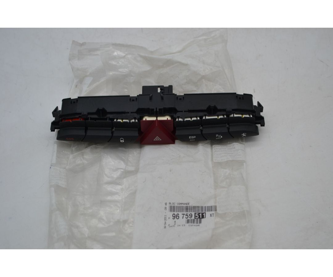 Pulsantiera Centrale multifunzione Peugeot 308 SW Dal 2008 al 2014 Cod 96759511XT  1696925086350