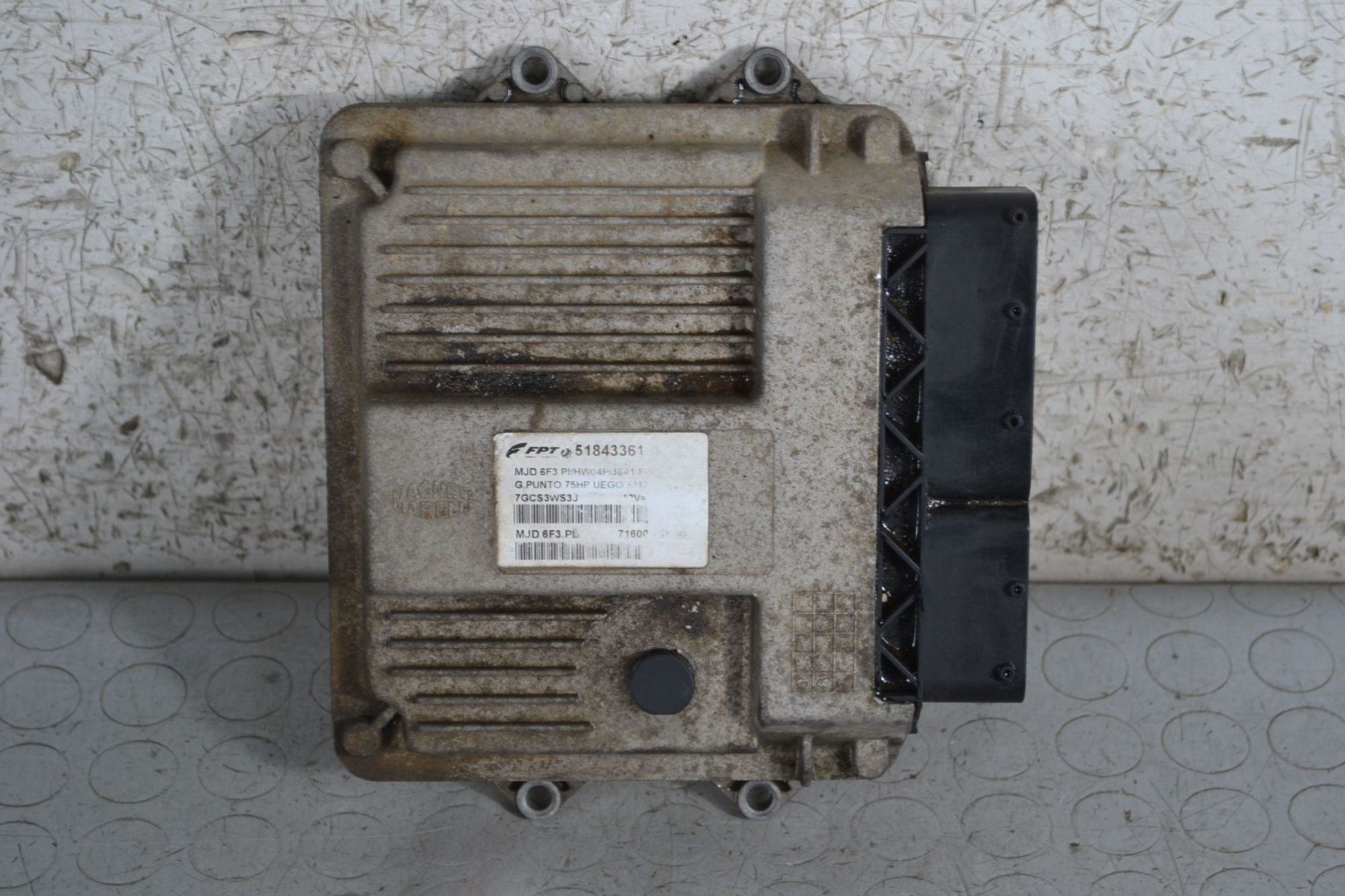 Centralina ECU Fiat Grande Punto 1.3 MJT dal 2005 al 2018 Cod 51843361  1697618896720