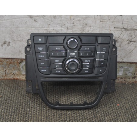 Tastiera autoradio Opel Astra J dal 2009 al 2015 cod: 13337215  2411111142264