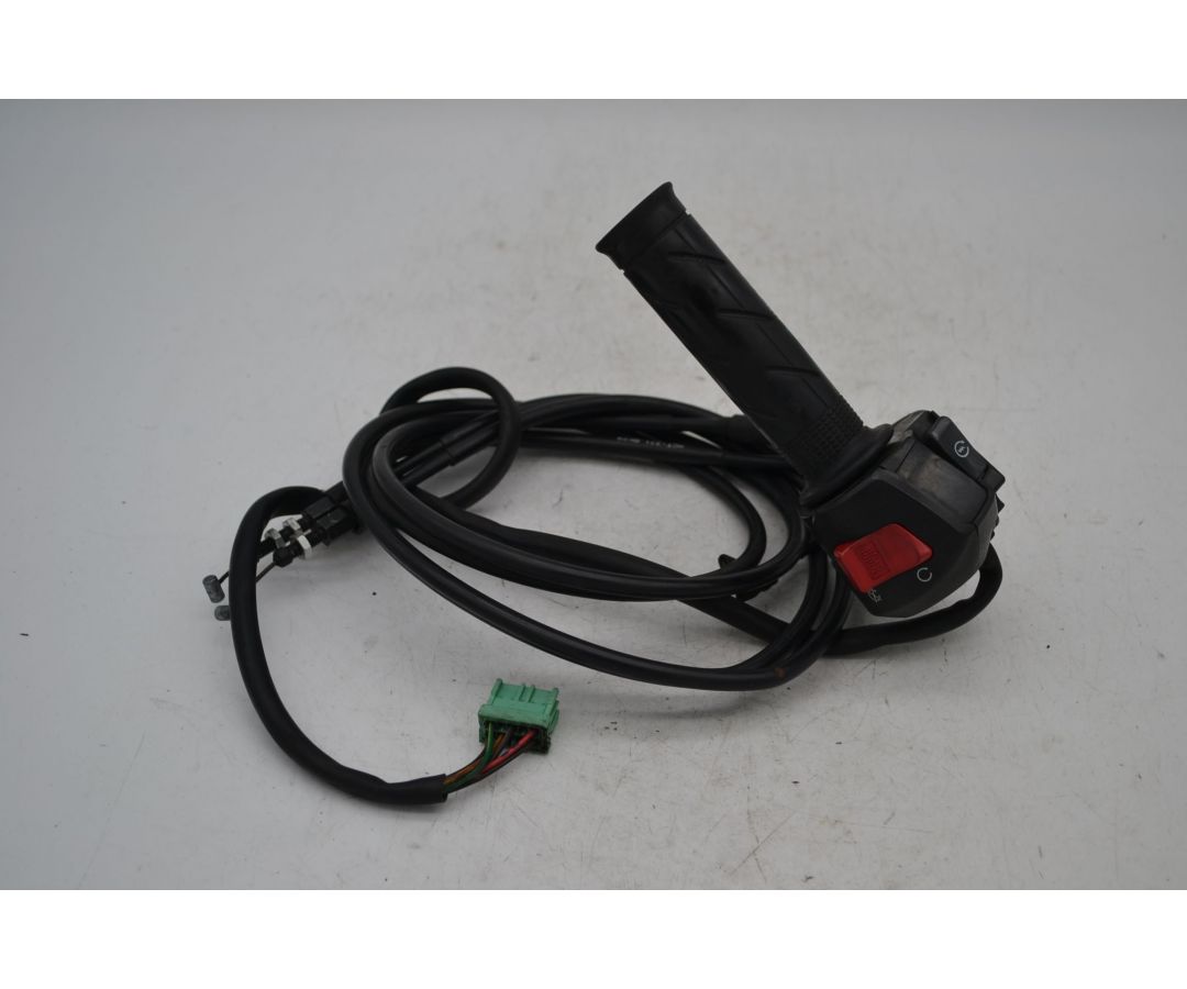 Manopola Acceleratore Completa Di Cavi e Devioluci Destro Dx Honda SW-T 400 dal 2008 al 2016  1698246146461