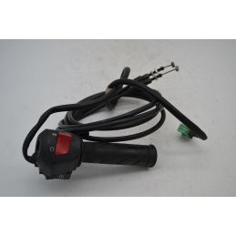 Manopola Acceleratore Completa Di Cavi e Devioluci Destro Dx Honda SW-T 400 dal 2008 al 2016  1698246146461