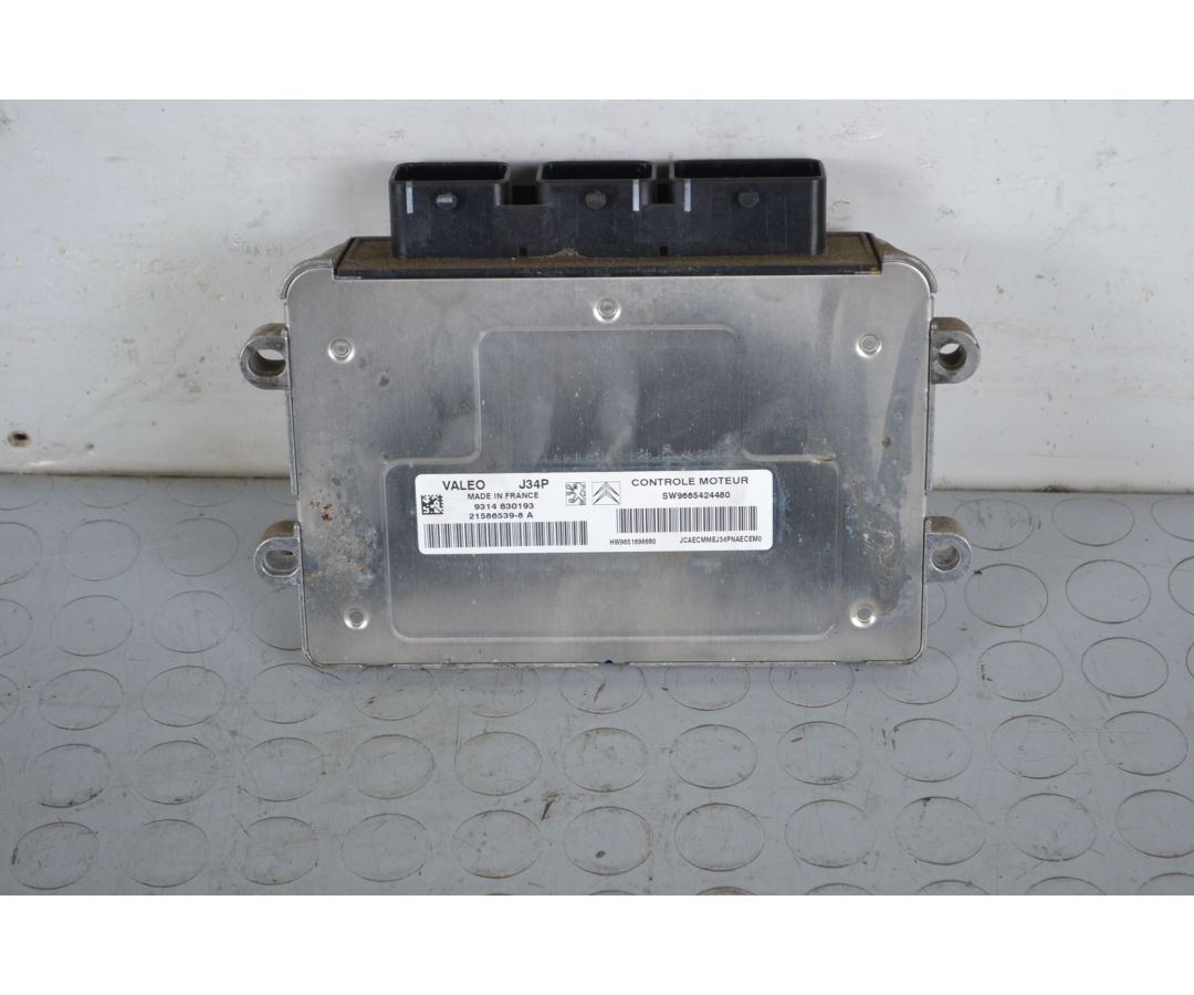 Centralina ECU Citroen C3 I dal 2002 al 2008 Cod 9665424480 Cod Motore HFX  1700493799922