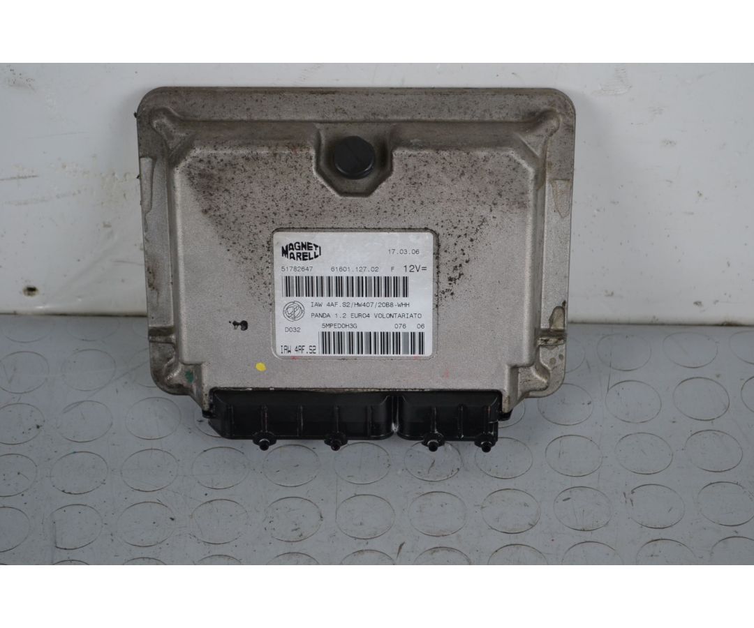 Centralina ECU Fiat Panda 169 Dal 2003 al 2012 Cod 51782647 Cod motore 188 A4.00  1701179313760