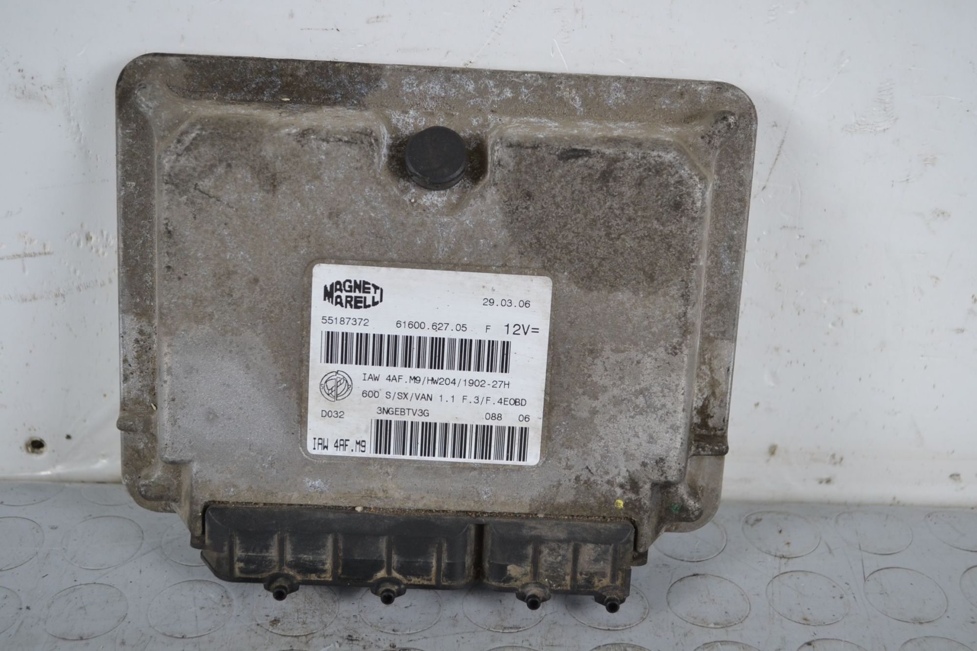 Centralina ECU Fiat Seicento 1.1 Dal 2000 al 2010 Cod 55187372  1702648646426