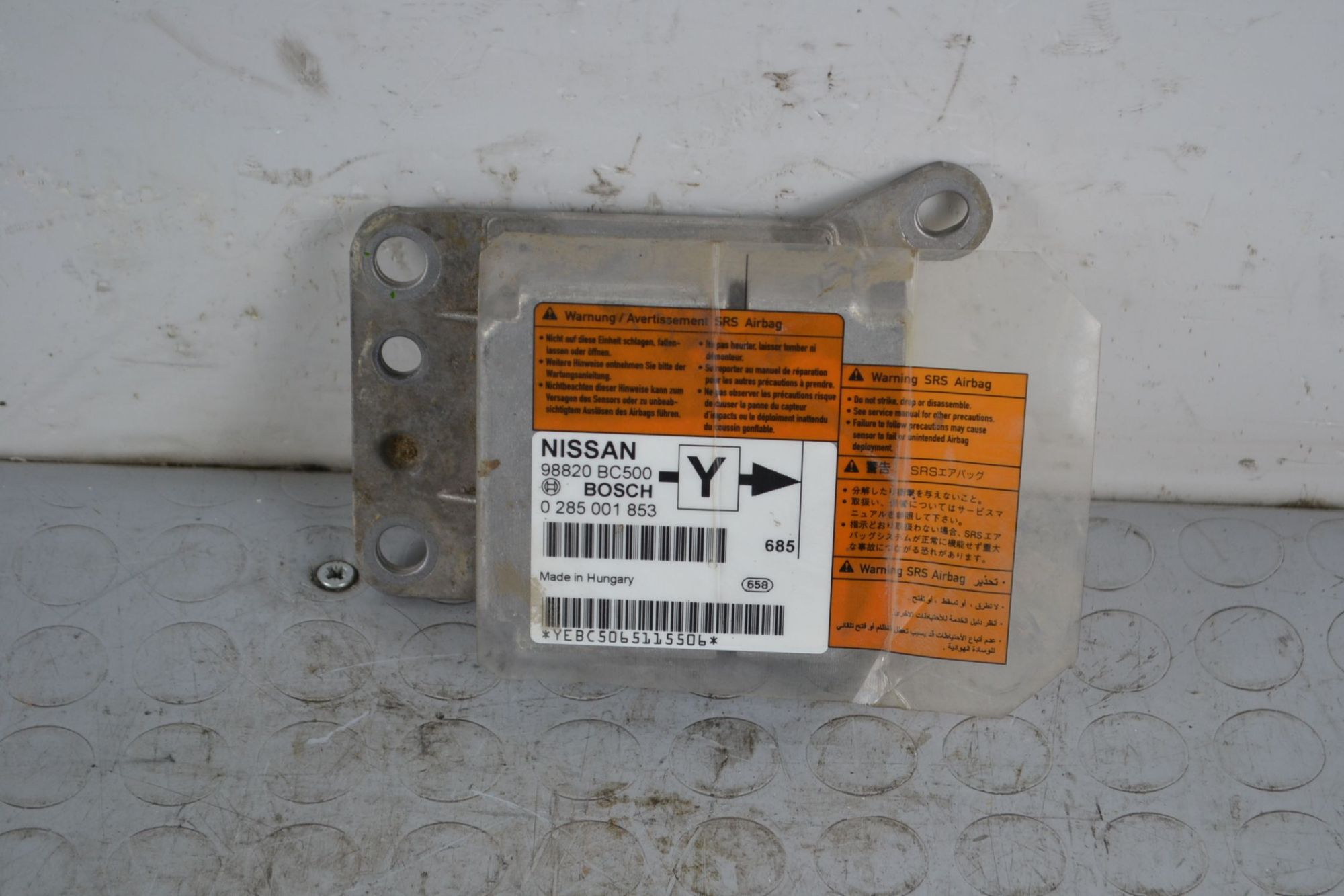 Centralina Airbag Nissan Micra C+C III K12 dal 08/2005 al 2010 Cod 98820bc500 Cod Motore CR14DE  1702983425915