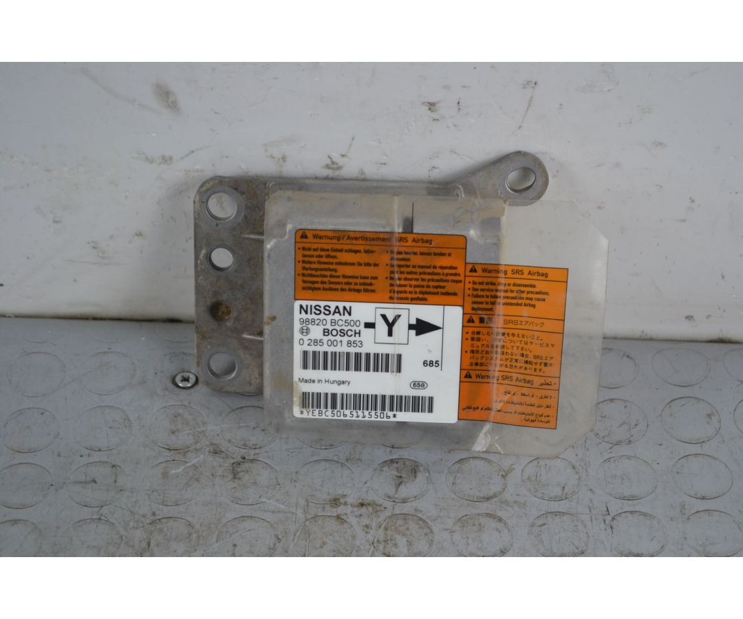 Centralina Airbag Nissan Micra C+C III K12 dal 08/2005 al 2010 Cod 98820bc500 Cod Motore CR14DE  1702983425915