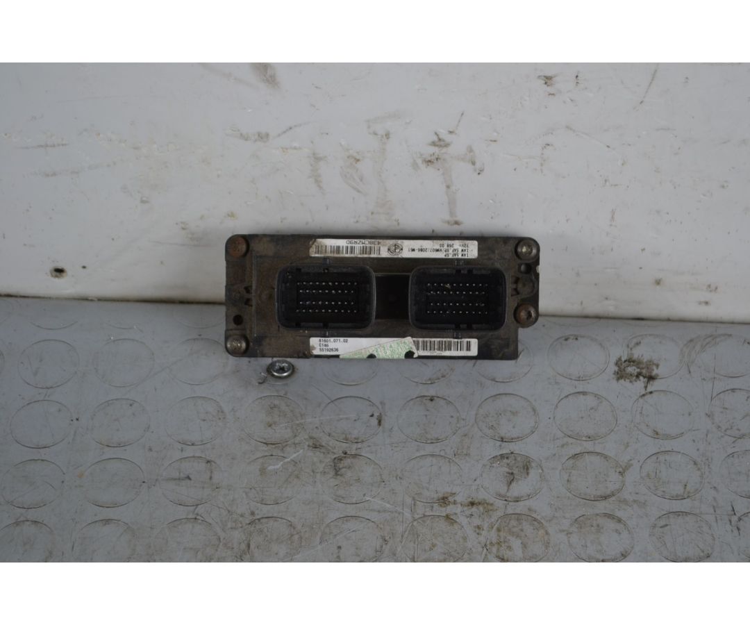 Centralina ECU Fiat Panda Classic 169 dal 09/2003 al 2012 Cod 55192636 Cod Motore 188A4000  1702984063734