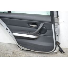 Portiera sportello posteriore SX Bmw Serie 3 E91 Touring Dal 2008 al 2010 Grigio argento  1703148070797