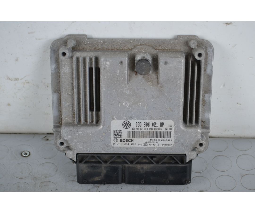 Centralina ECU Volkswagen Touran Dal 2007 al 2015 Cod 03G906021MP/ 0281014041  1703692580445