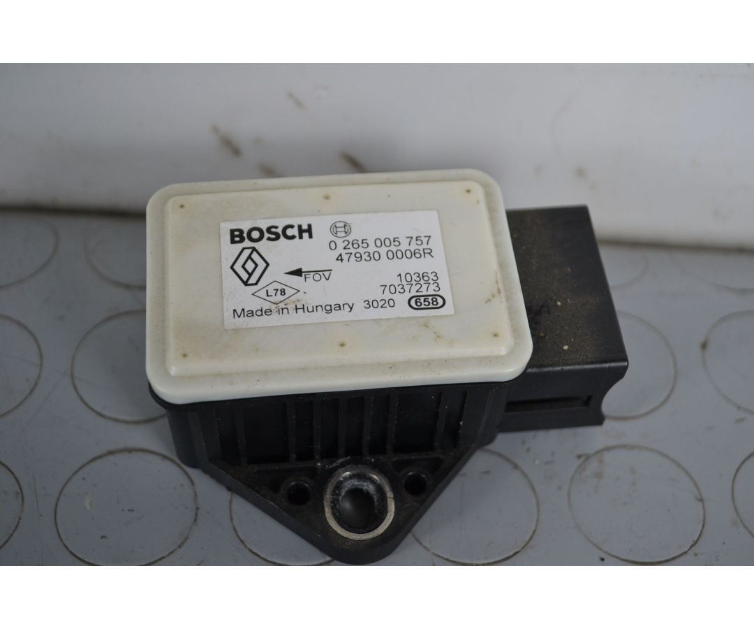 Sensore antimbardata Nissan Qashqai /Qashqai +2 J10E Dal 2010 al 2013 Cod 0265005757/479300006R  1704297948715