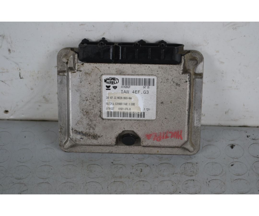 Centralina ECU Fiat Multipla II dal 2004 al 2010 Cod 51761337  1704704041640