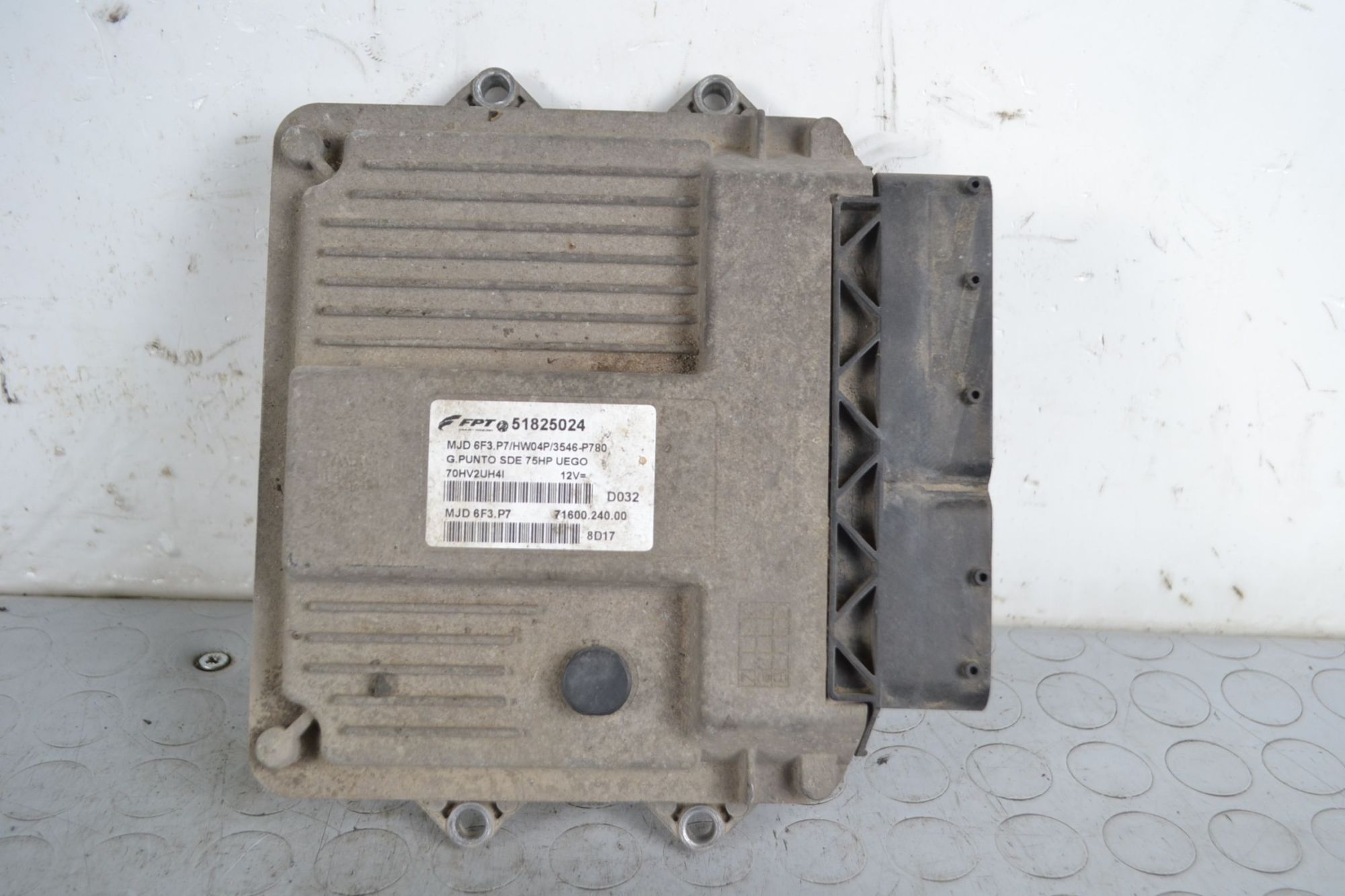 Centralina ECU Fiat Grande Punto 1.3 dal 2005 al 2012 cod 51825024  1704710463207