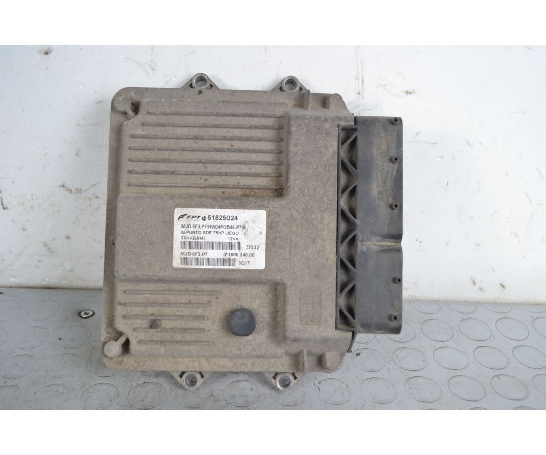 Centralina ECU Fiat Grande Punto 1.3 dal 2005 al 2012 cod 51825024  1704710463207