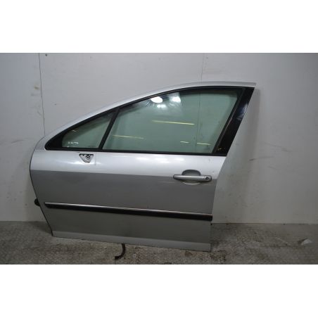 Portiera sportello anteriore SX Peugeot 407 Dal 2008 al 2012 Colore grigio  1704726889121