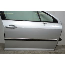 Portiera sportello anteriore DX Peugeot 407 Dal 2008 al 2012 Colore grigio  1704727065074