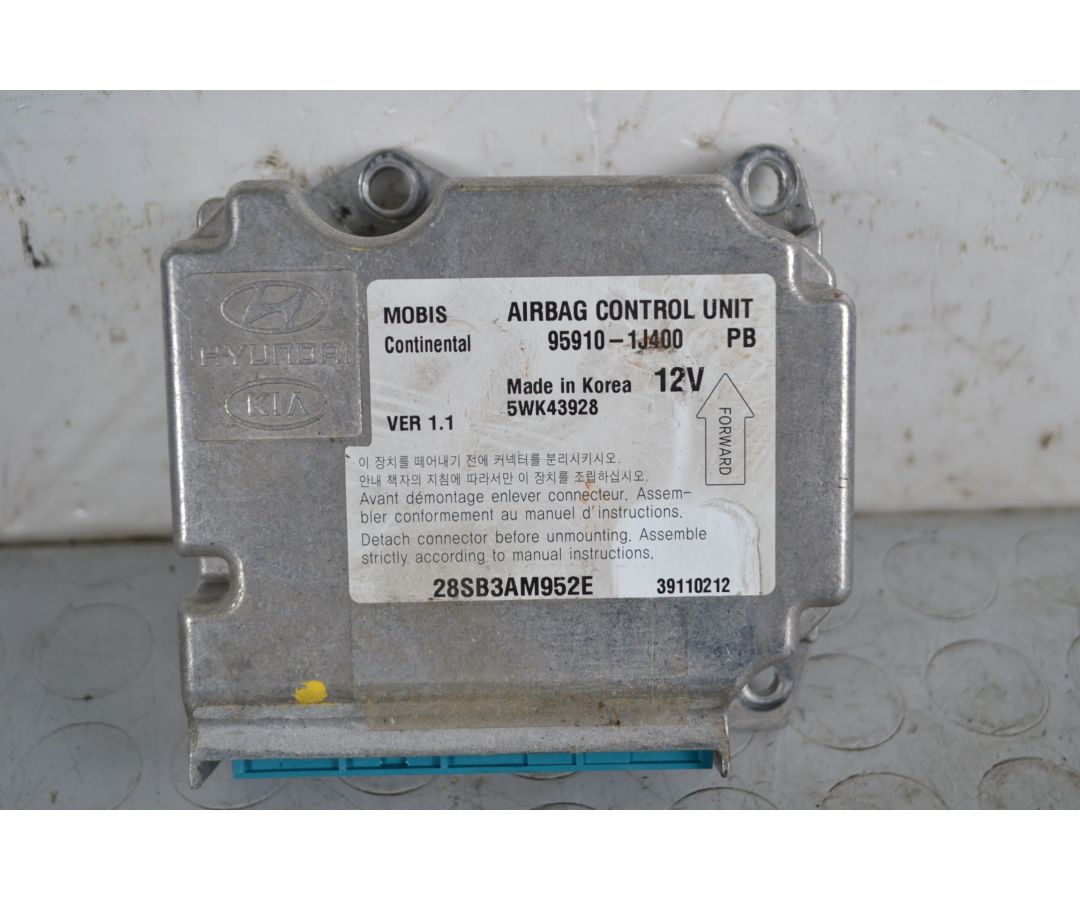 Centralina airbag Hyundai I20 Dal 2009 al 2014 Cod 95910-1J400 Cod Oe 959101J100  1704961377292