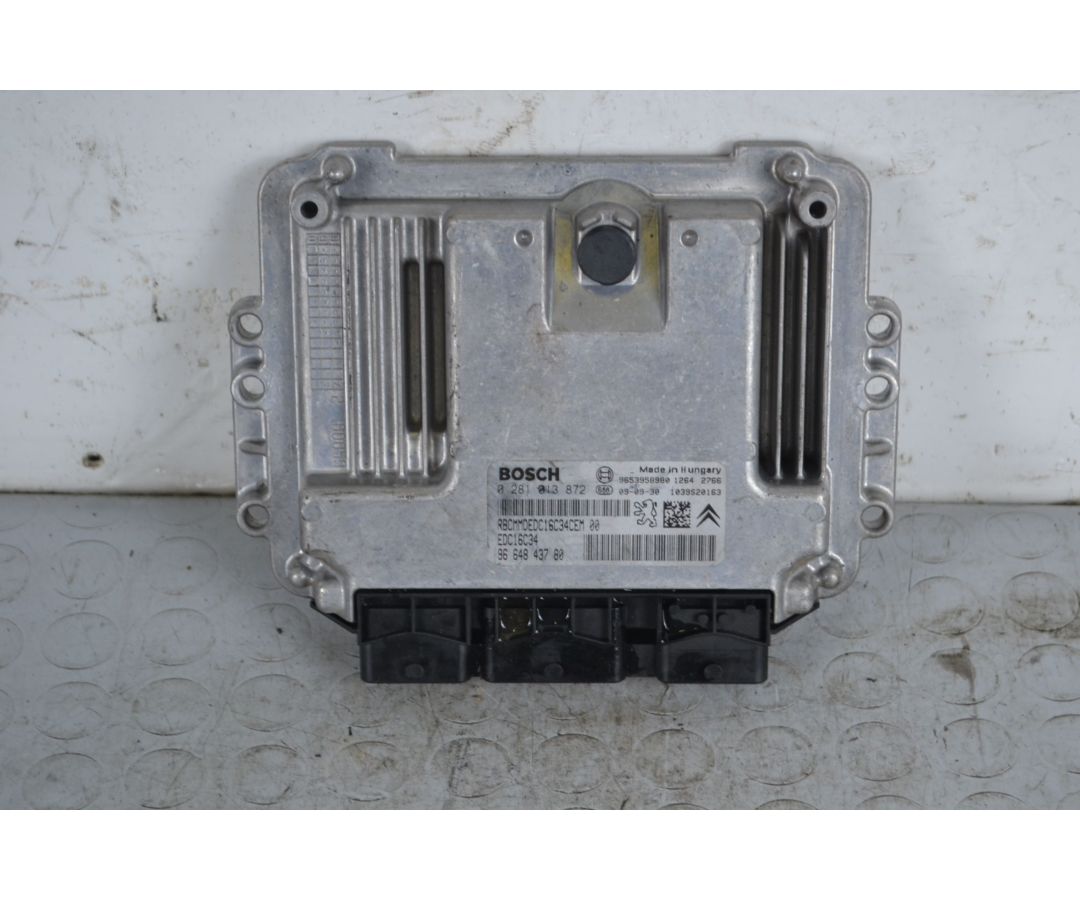 Centralina ECU Citroen C3 Picasso 1.6 HDI dal 2008 al 2017 Cod 9664843780  1705575914040