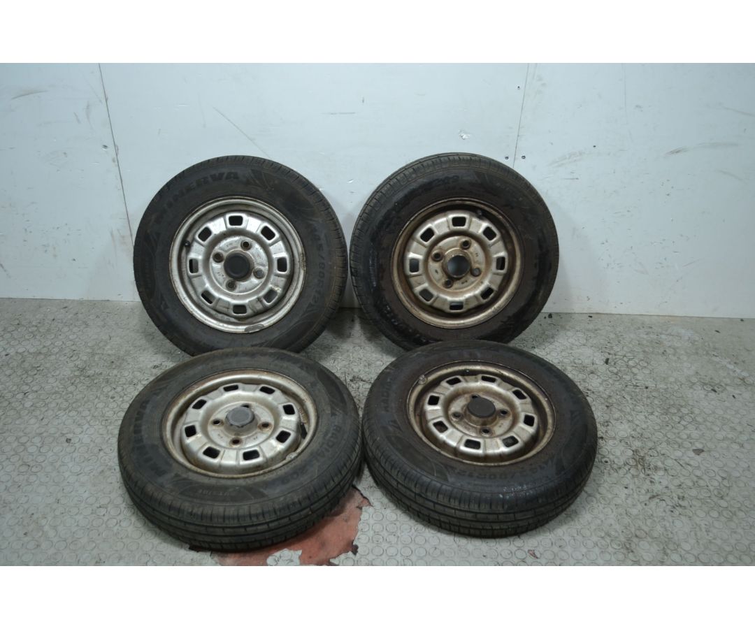 Treno completo cerchi e gomme Ford Fiesta I Dal 1976 al 1983 Misura 145/80 R12  1705674436771