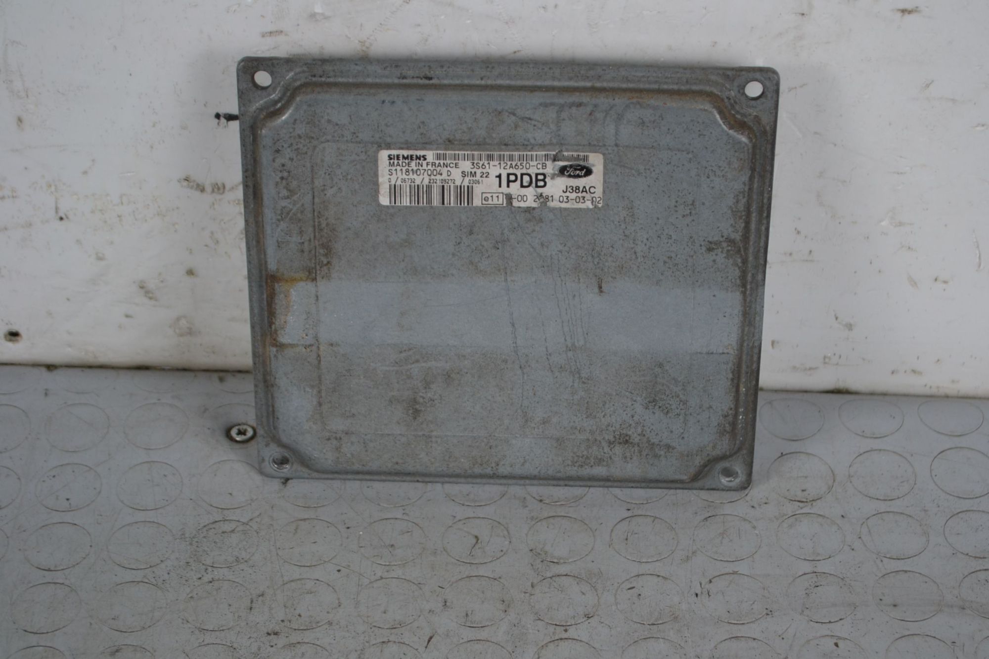 Centralina ECU Ford Fiesta V Dal 2002 al 2008 Cod 3S61-12A650-CB  1706195425879