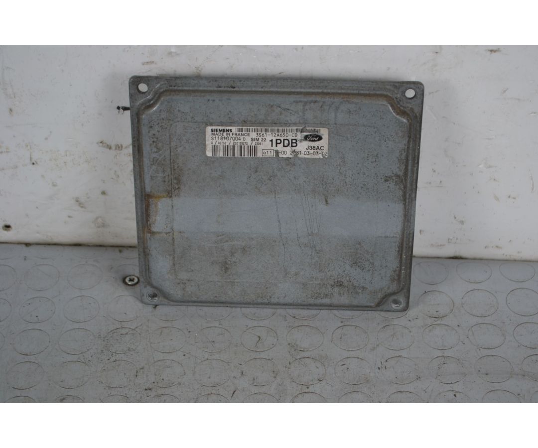 Centralina ECU Ford Fiesta V Dal 2002 al 2008 Cod 3S61-12A650-CB  1706195425879