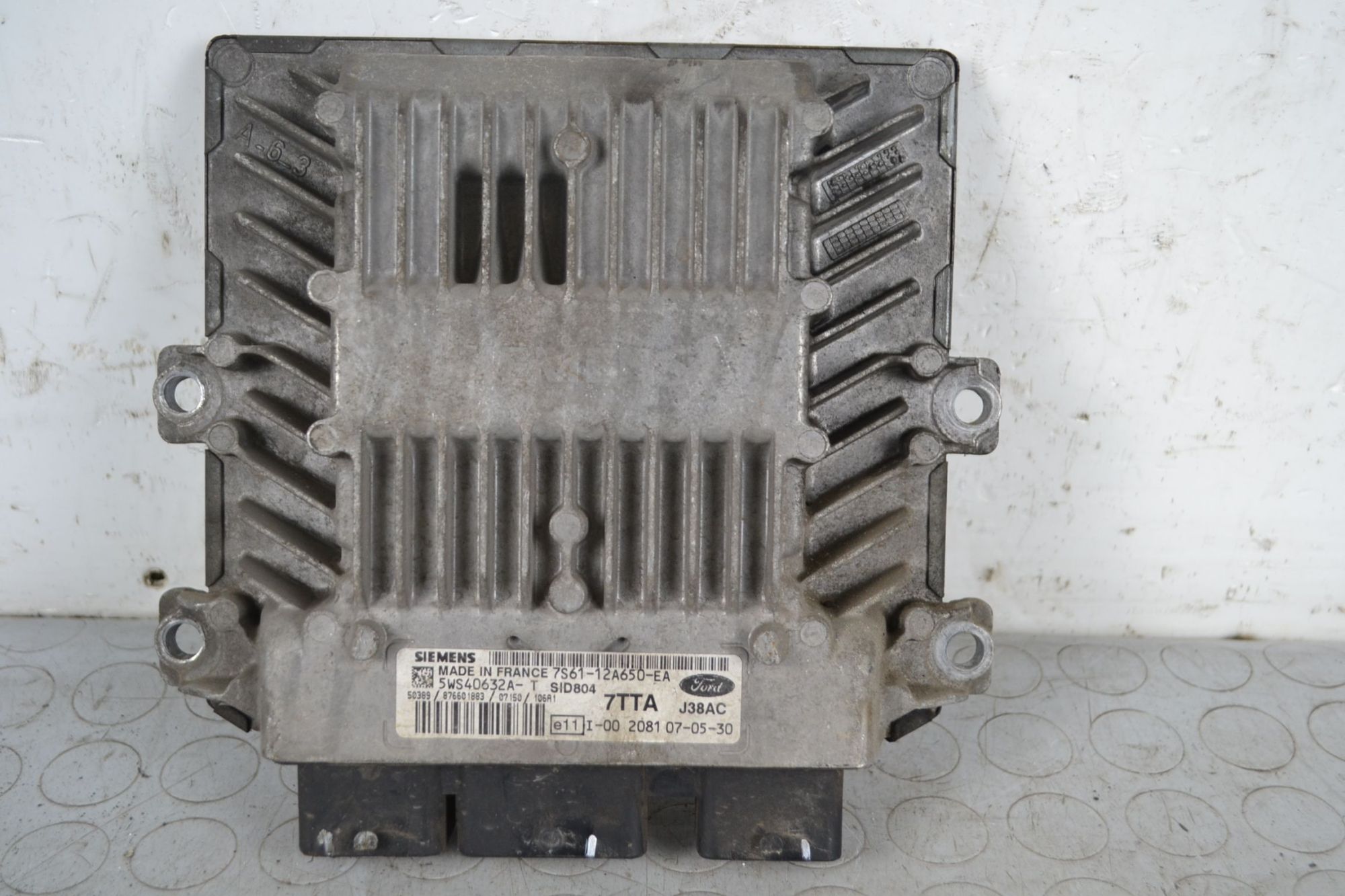 Centralina ECU Ford Fiesta V Dal 2002 al 2008 Cod 7S61-12A650-EA  1706698172874