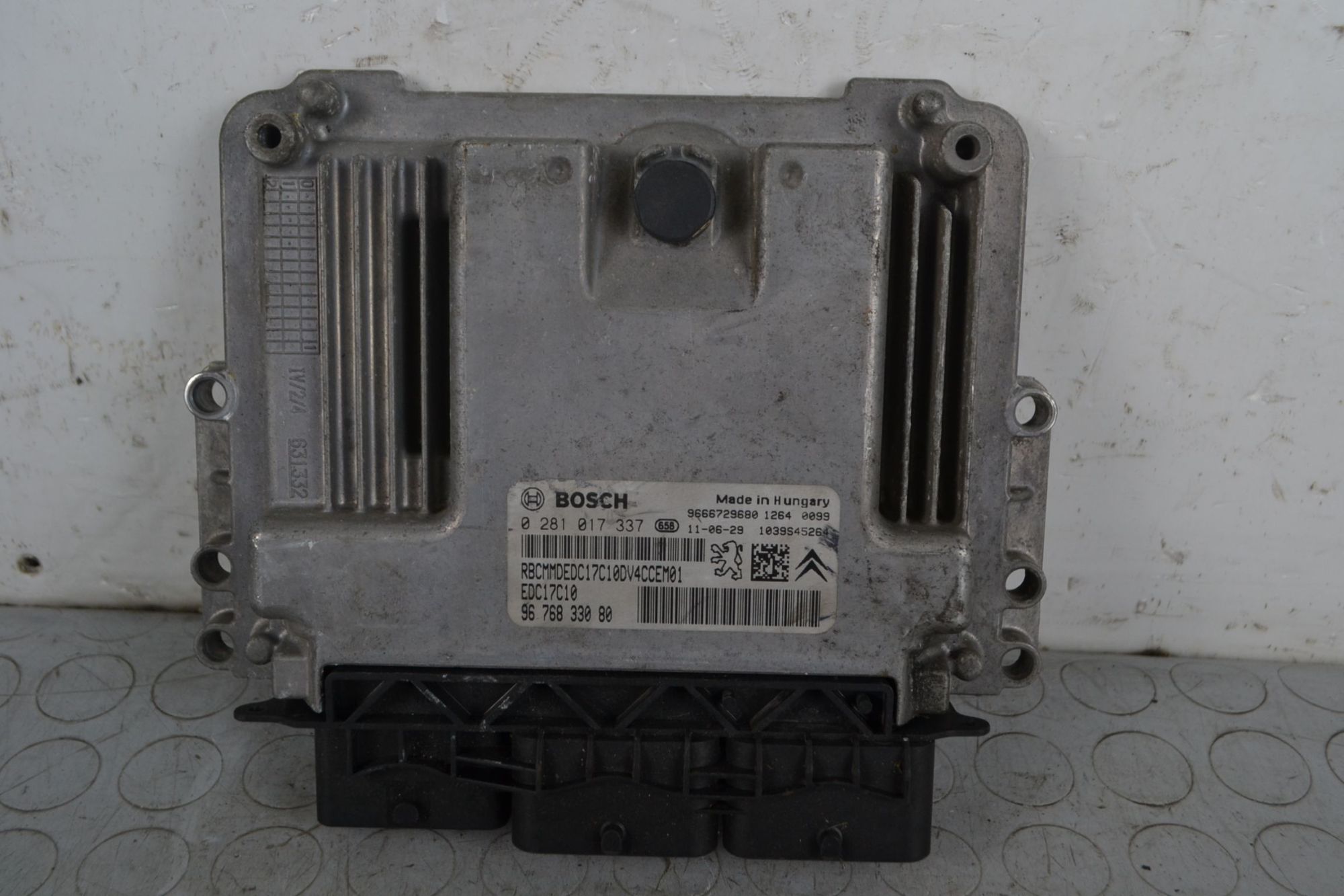 Centralina ECU Citroen C3 I Dal 2002 al 2009 Cod 0281017337/ 9676833080  1706698987157