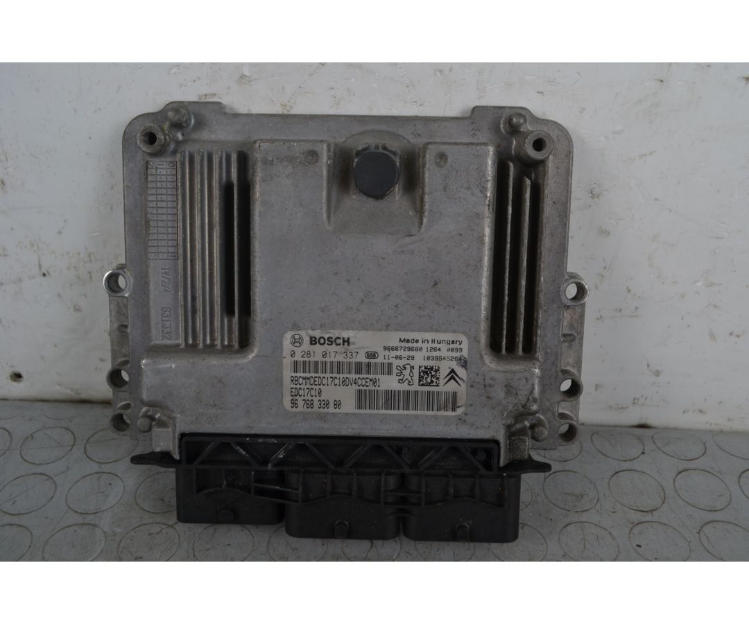 Centralina ECU Citroen C3 I Dal 2002 al 2009 Cod 0281017337/ 9676833080  1706698987157