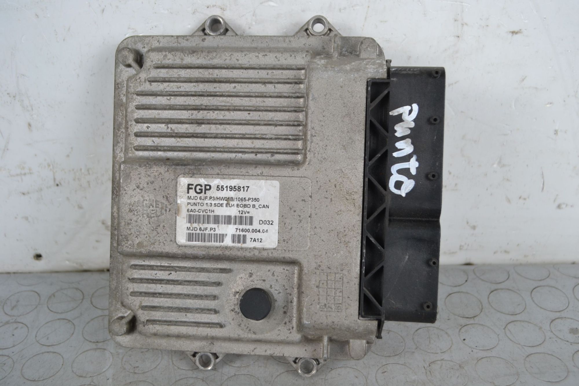 Centralina ECU Fiat Grande punto Dal 2005 al 2018 Cod 55195817 1.3 MTJ  1706699454252