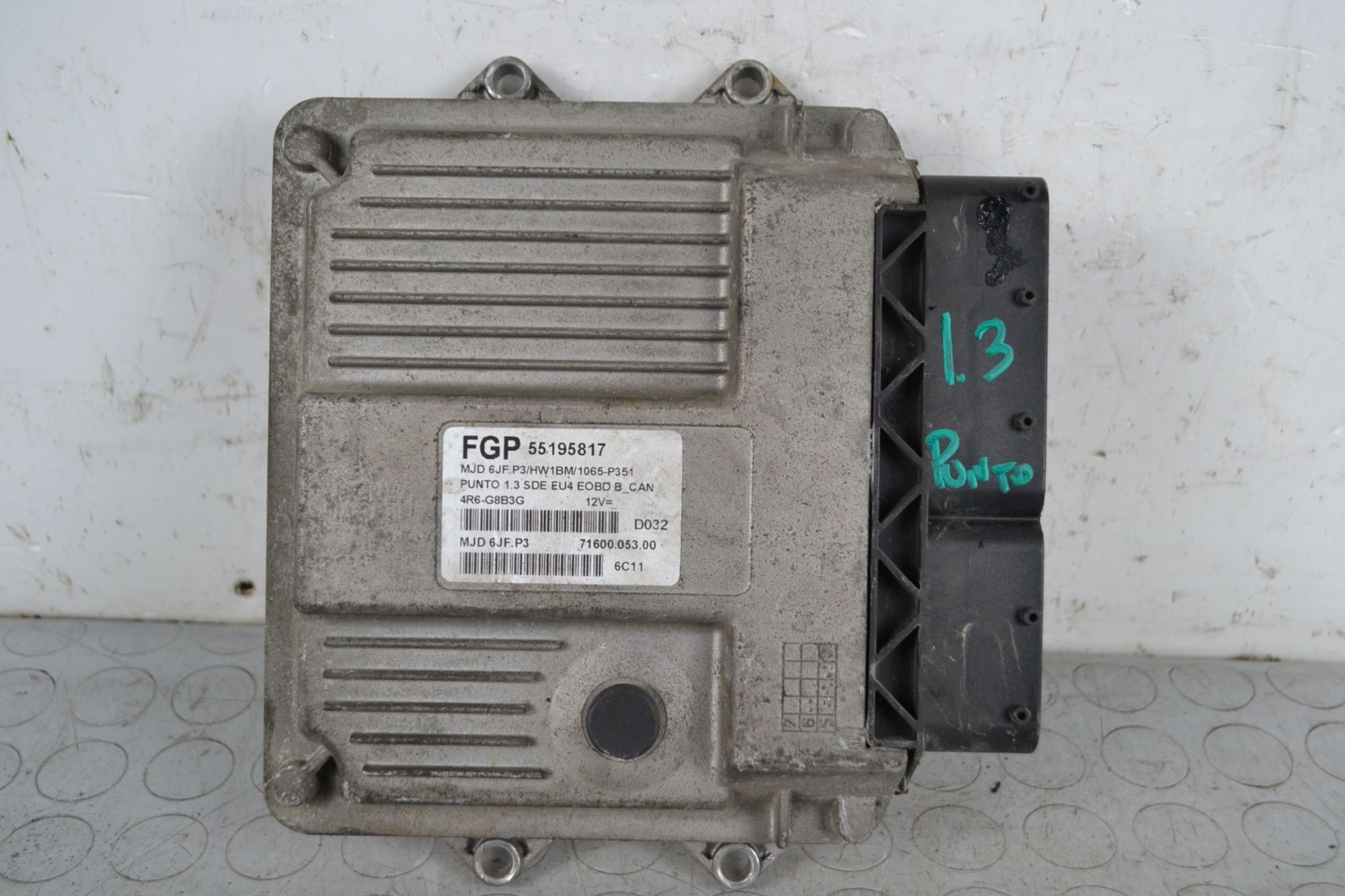 Centralina ECU Fiat Grande Punto Dal 2005 al 2018 Cod 551958817 1.3 MTJ  1706701512635