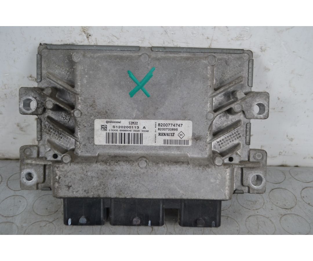 Centralina ECU Renault Twingo II Dal 2007 al 2014 1.2 benzina Cod 8200774747  1706713406731