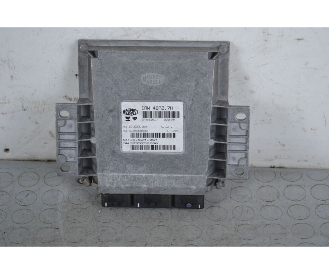 Centralina ECU Citroen C3 1.1 dal 2002 al 2009 Cod 9655756780  1706785886158