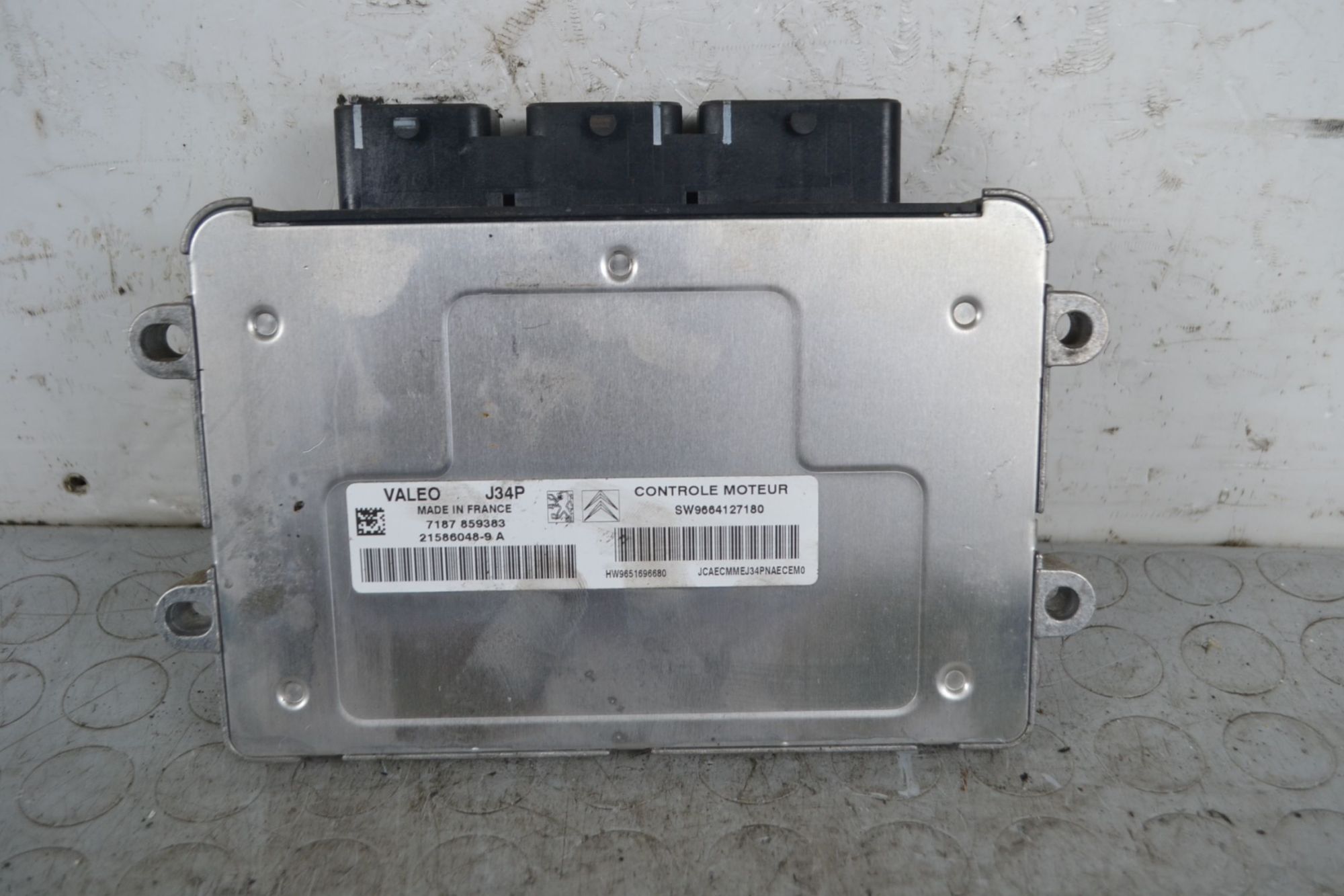 Centralina ECU Citroen C3 Dal 2002 al 2009 Cod SW9664127180  1707492598259