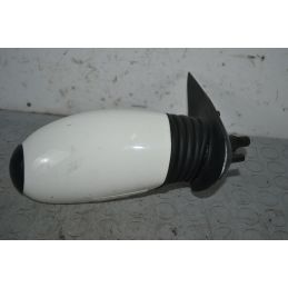 Specchietto retrovisore esterno DX Fiat Seicento Dal 2005 al 2010 Colore bianco Cod 021074  1707994108185