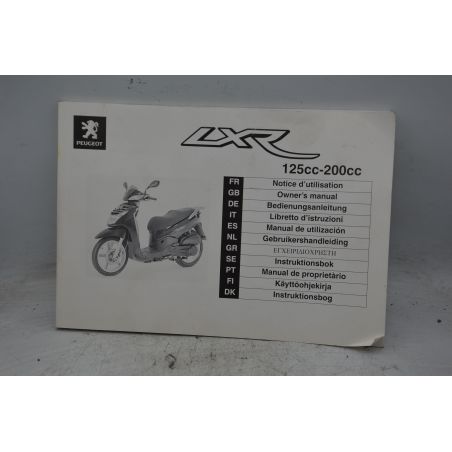 Libretto Uso E Manutenzione Peugeot LXR 200 dal 2009 al 2014  1710426526785