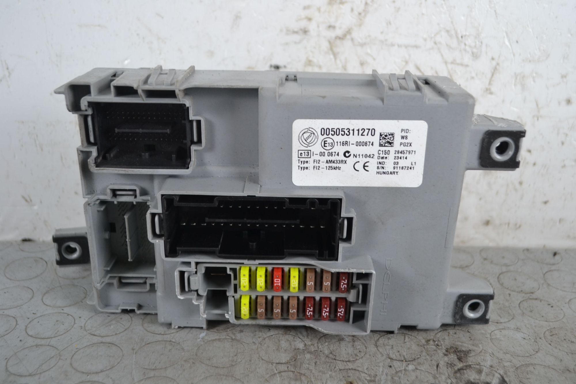 Body computer Fiat Grande Punto Dal 2005 al 2018 Cod 00505311270  1710935782962