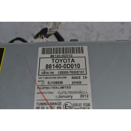 Autoradio navigatore GPS Toyota Yaris Dal 2011 al 2019 Cod 86140-0D010  1712222002494