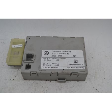 Centralina modulo Gateway Mercedes Classe E W211 Dal 2006 al 2009 Cod A2115408545  1713263030224