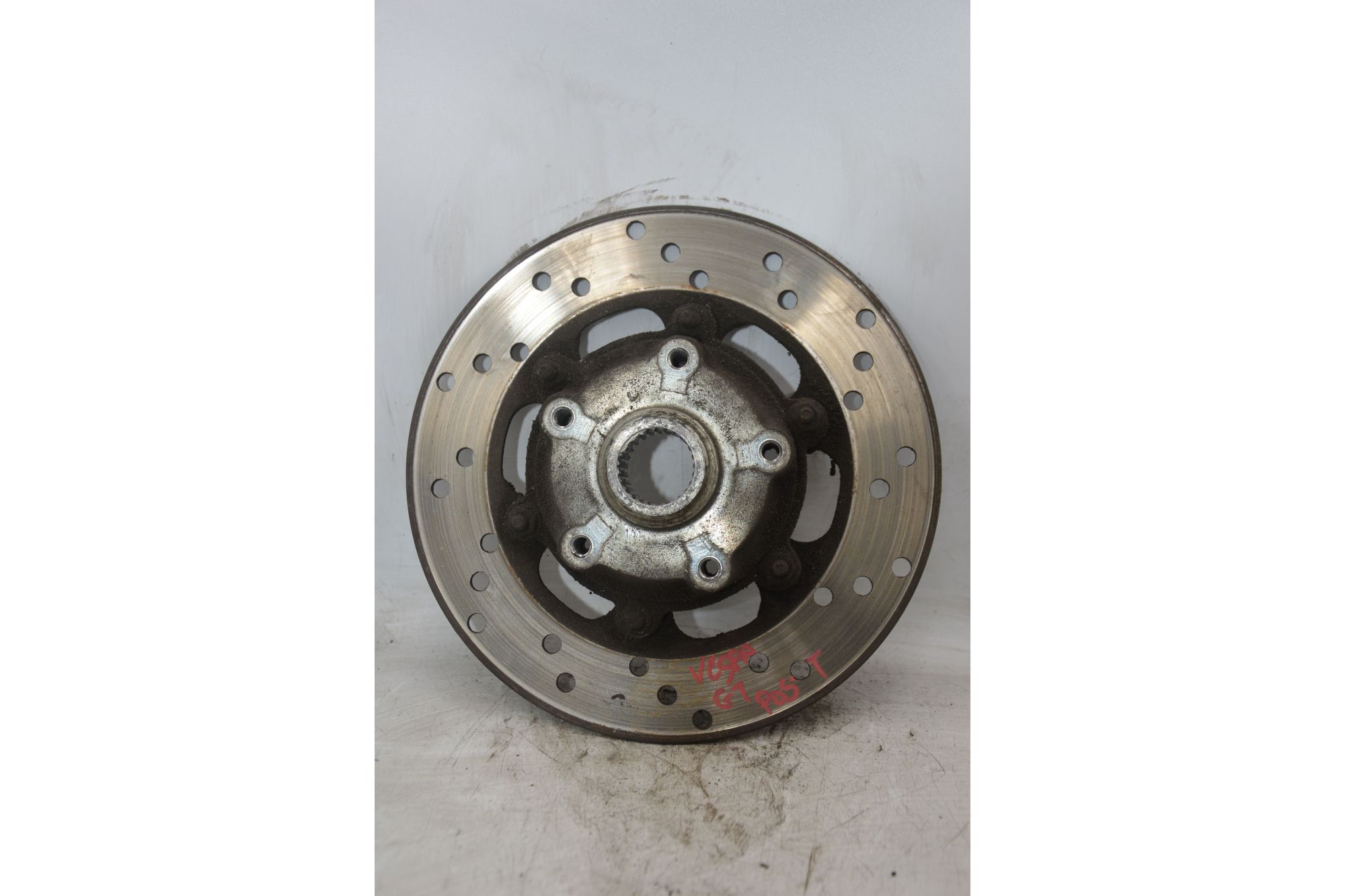 Mozzo Ruota + Disco Freno Posteriore Piaggio Vespa GT 200 L Dal 2003 al 2006  1714982460835