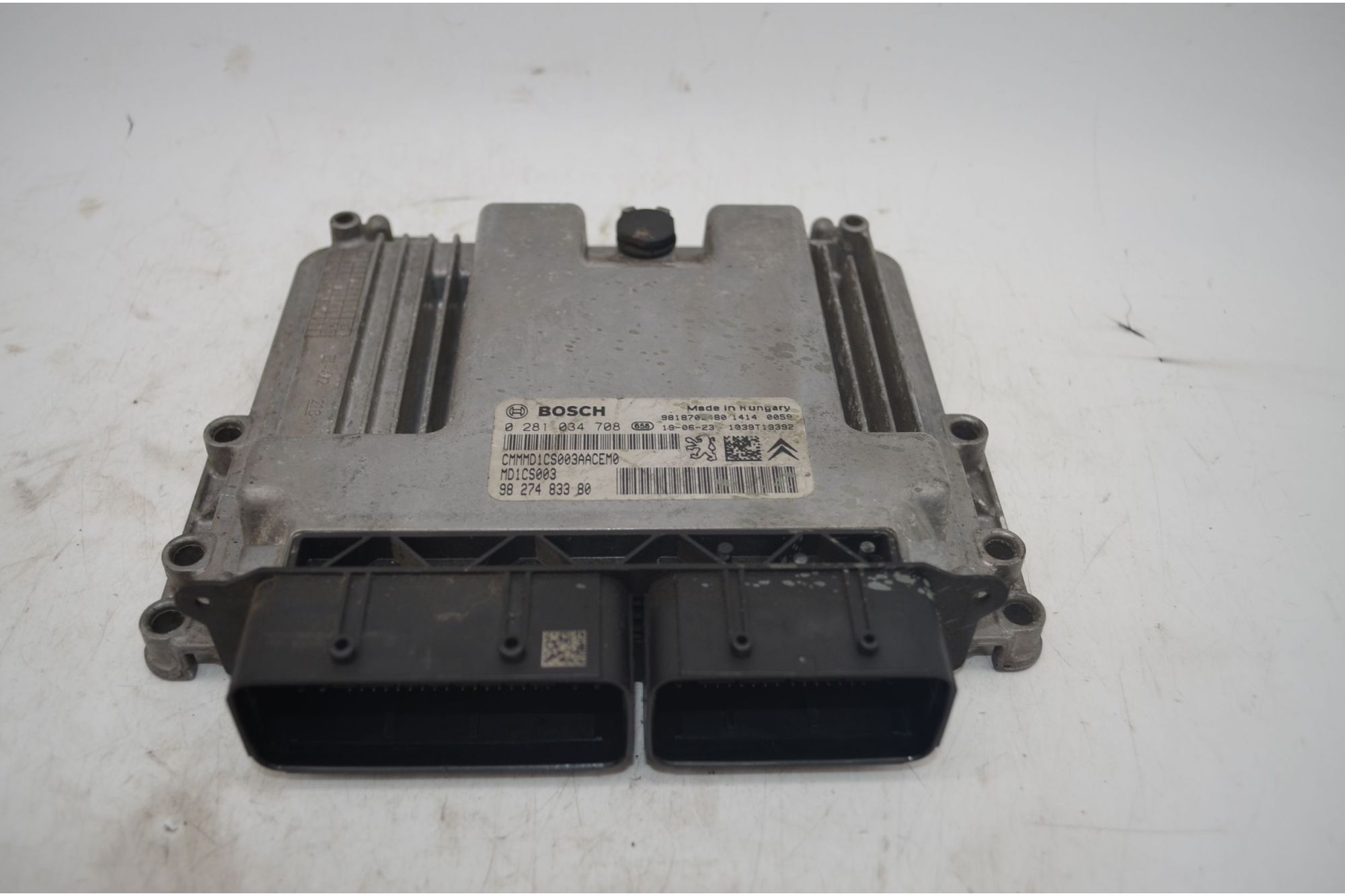 Centralina ECU Peugeot 308 Dal 2007 al 2014 Cod 0281034708  1715239596390