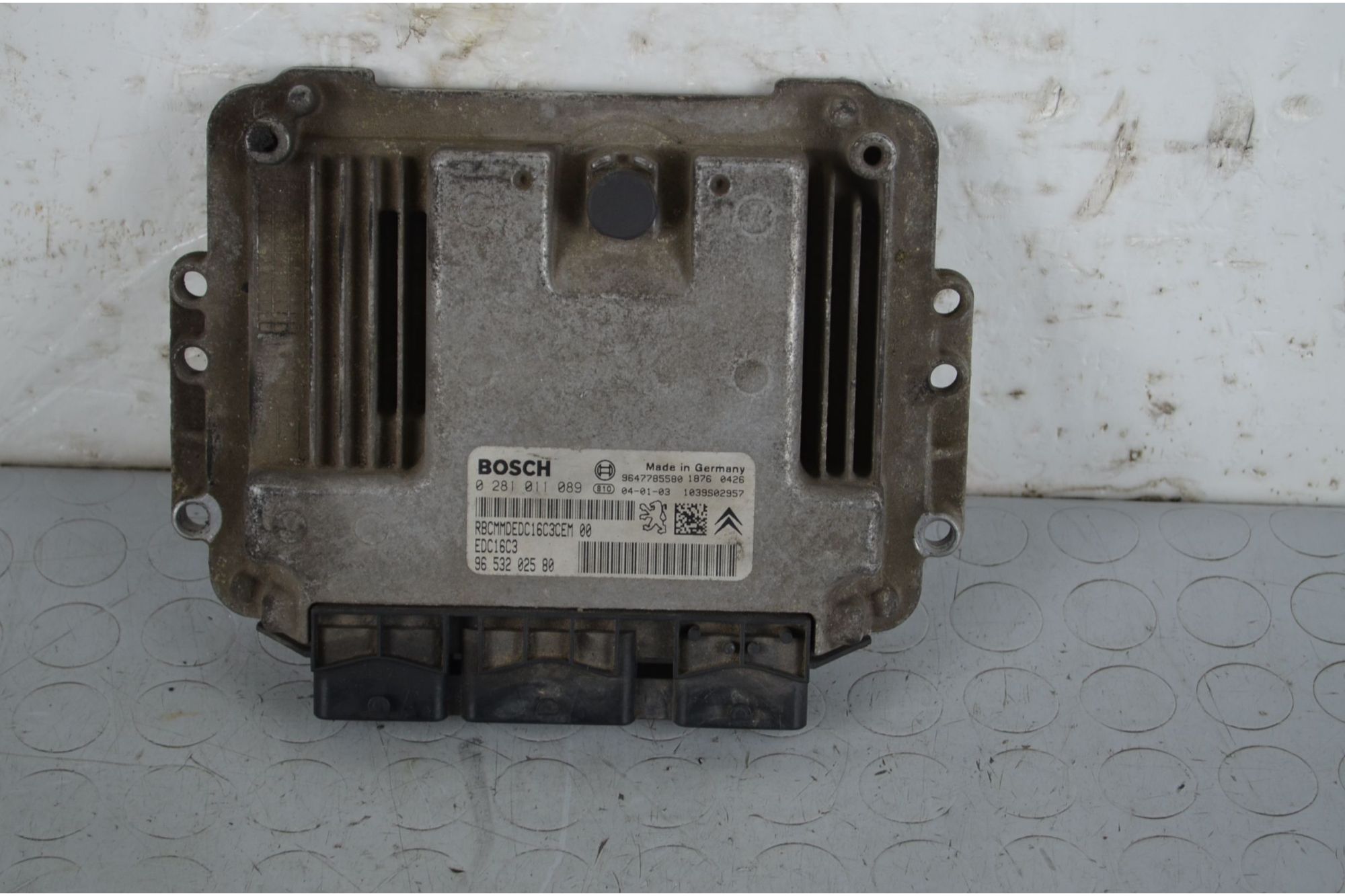 Centralina ECU Peugeot 206 dal 2003 al 2012 Cod 9653202580  1716553193166