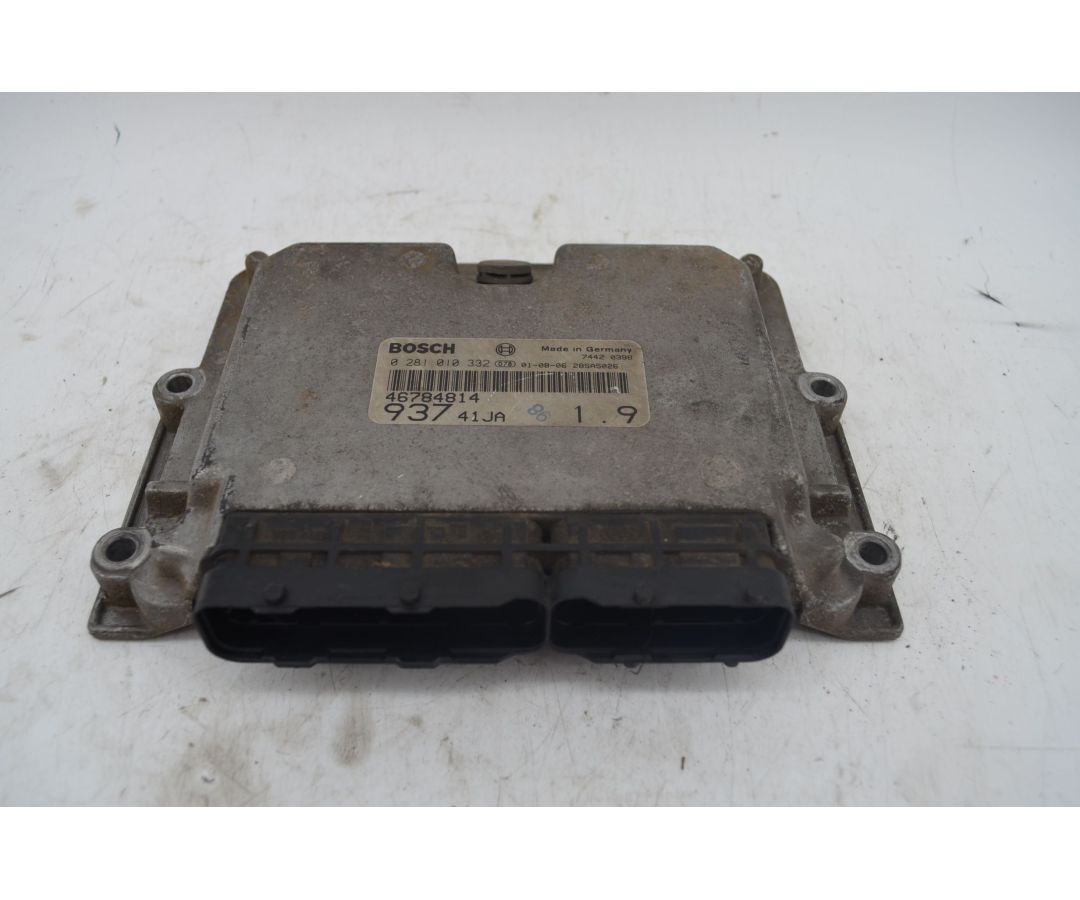 Centralina ECU Alfa Romeo 147 Dal 2000 al 2005 Cod 0281010332  1716800179646