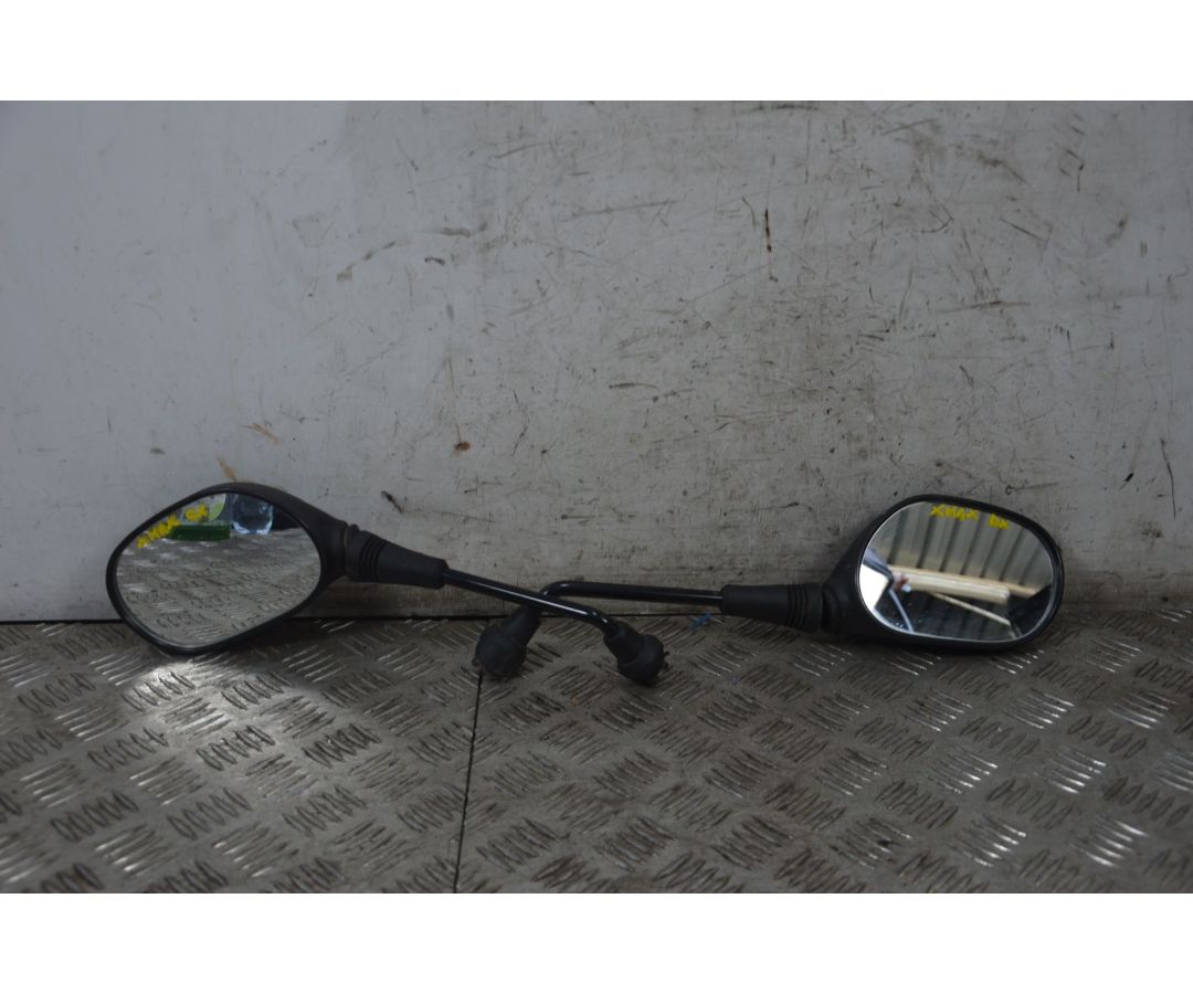 Coppia Specchietti Retrovisori Yamaha Xmax X-max 125 / 250 dal 2005 al 2009  1717497680644