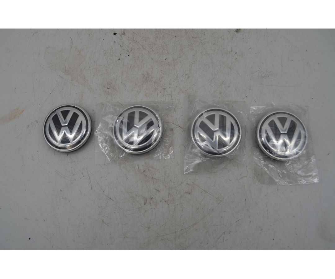 Set 4 coprimozzo ruota originali 56mm Volkswagen Polo 6C dal 2017 Cod 6C0601171  1717746038141