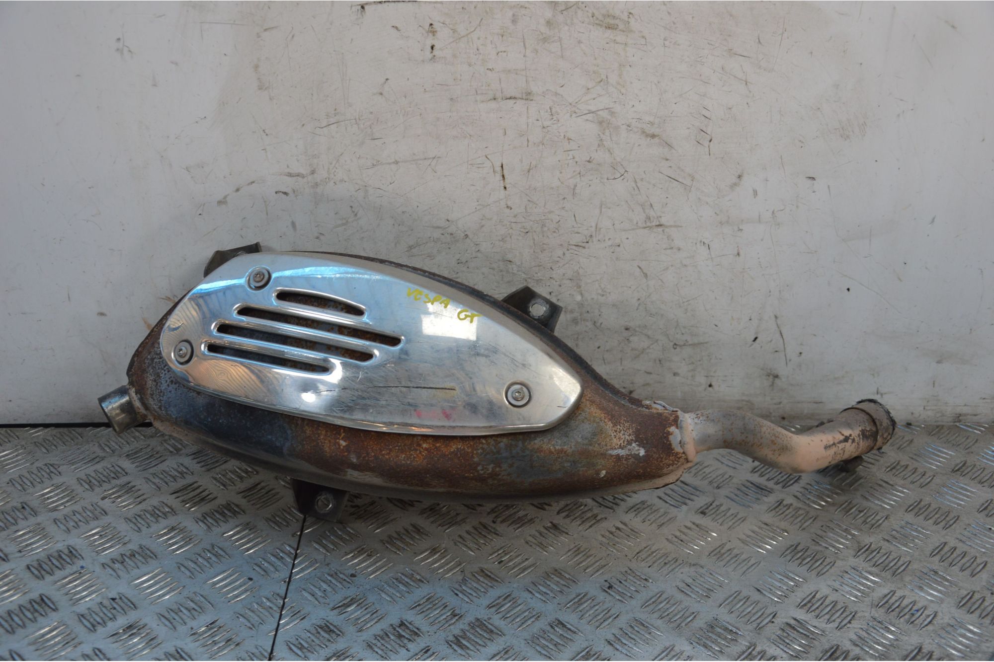 Marmitta Terminale Di Scarico Piaggio Vespa GTS 250 Dal 2005 al 2012  1717752385635