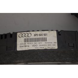 Strumentazione contachilometri completa Audi A3 8P Dal 2003 al 2013 Cod 8P0920931  1718194718753