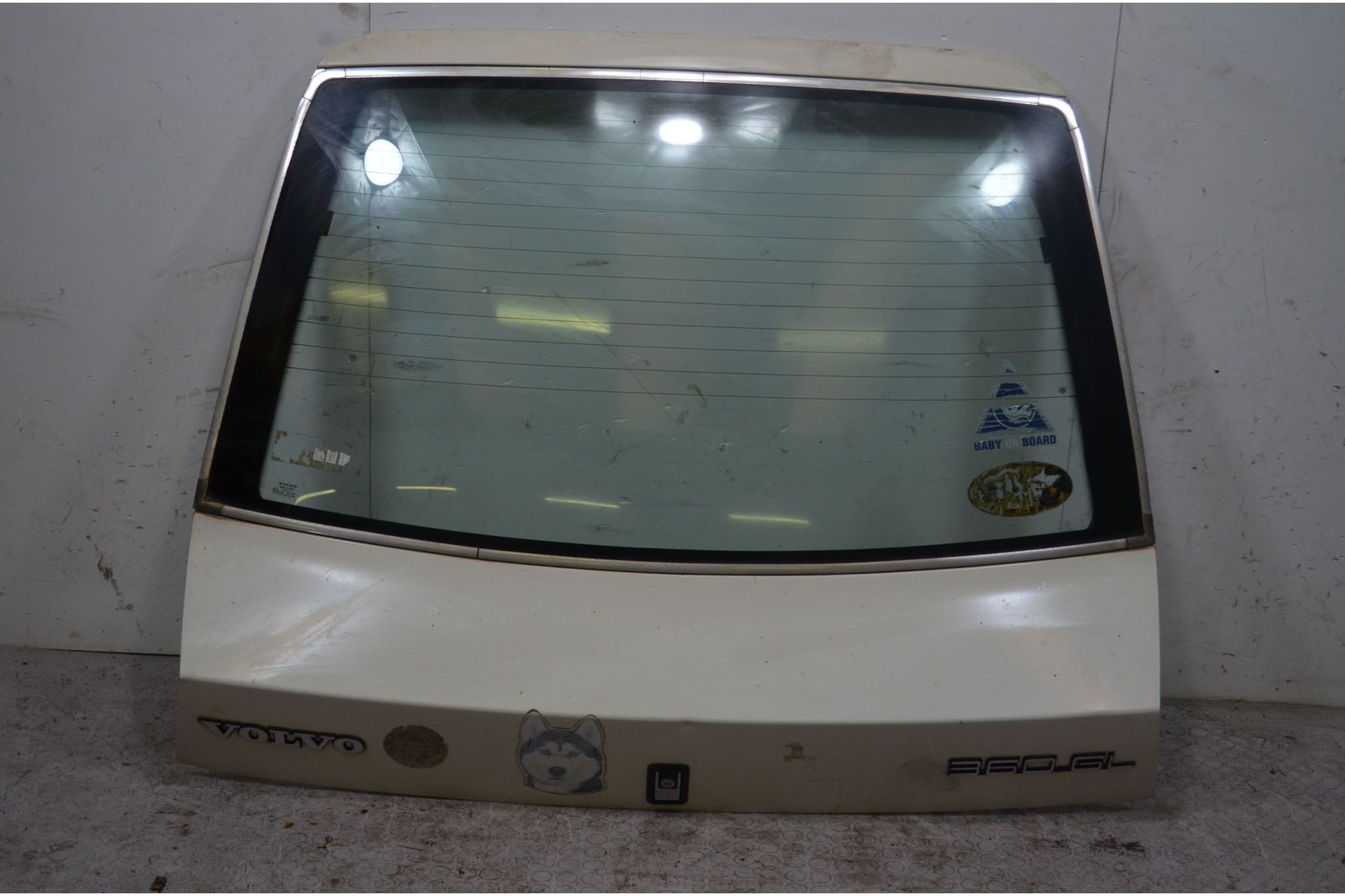 Portellone bagagliaio posteriore Volvo 360 GL Dal 1985 al 1990 Bianco  1718350566860