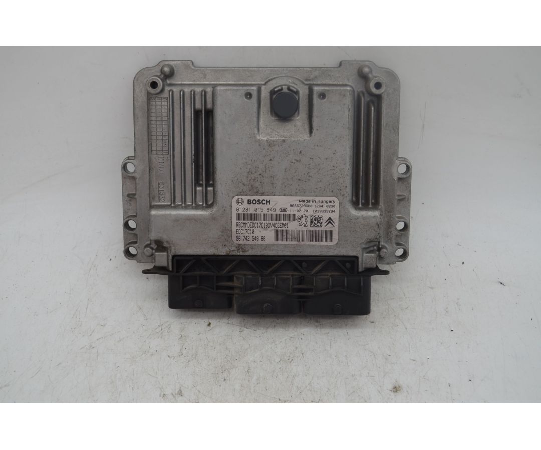 Centralina ECU Peugeot 207 dal 2006 al 2015 Cod 9674254080  1718355662529